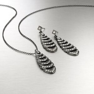 Avon Christina Linear Set- Necklace and Earrings
